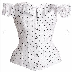 NWT Corset Story Polka Dot Corset